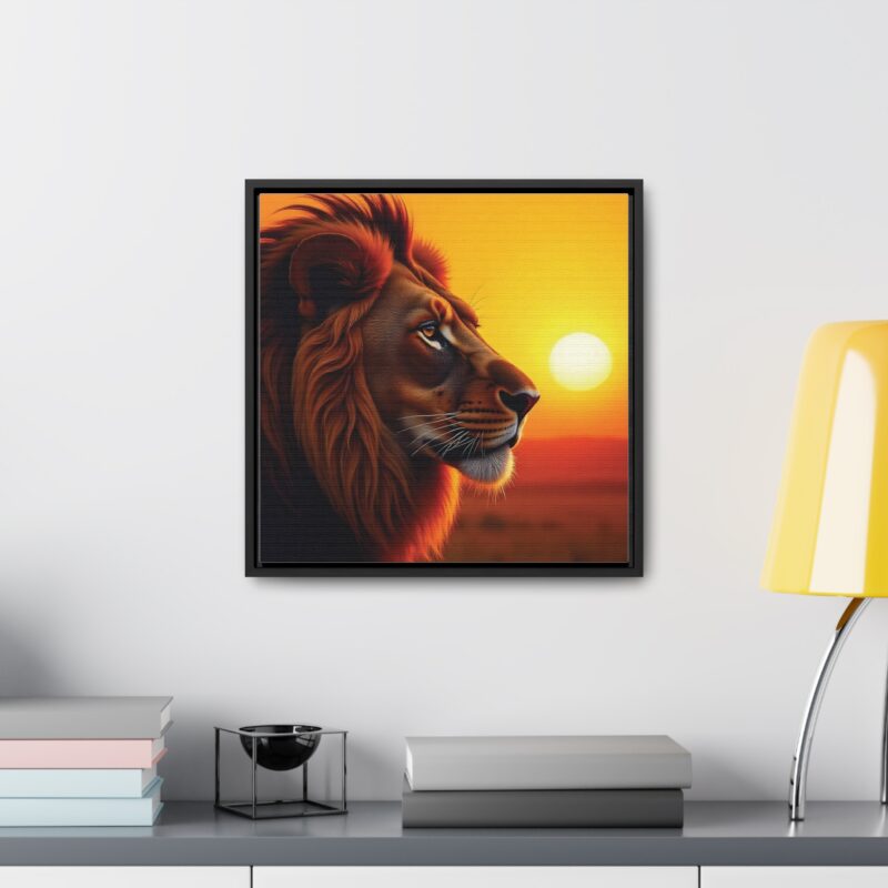 Canvas Wraps - Majestic Lion in Golden Sunset - Image 20