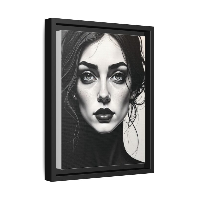 Canvas Wall Art - Abstract Woman's Face Portrait - Image 6