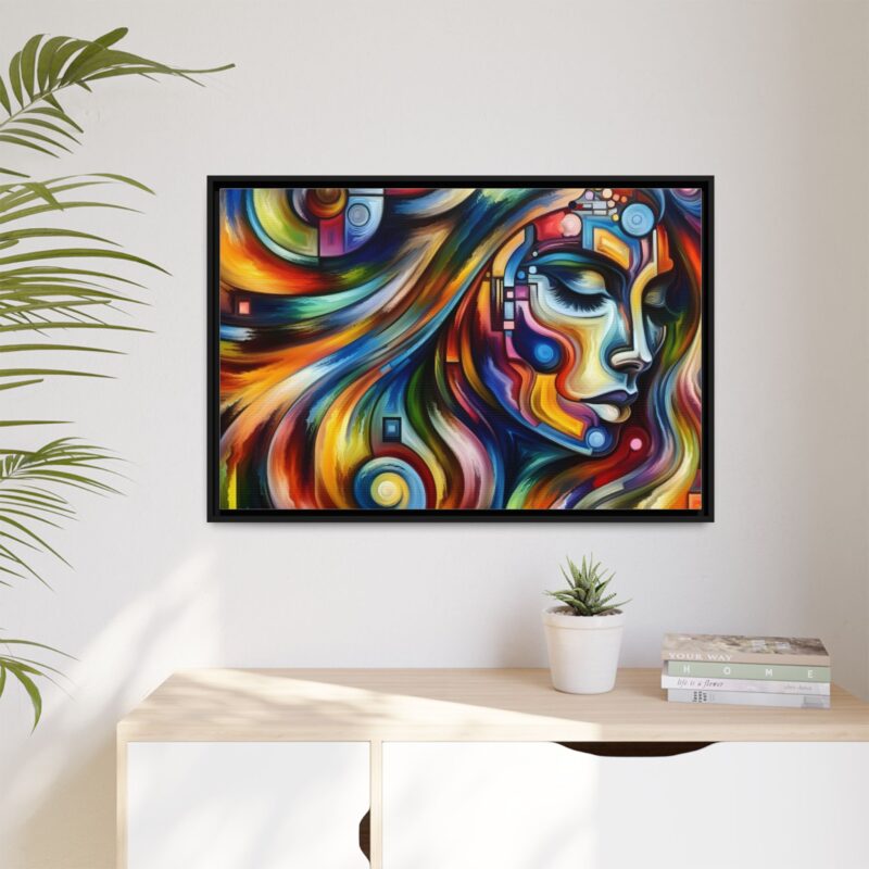 Abstract Woman Canvas Art - Elegant and Contemporary Wall Decor - Image 36