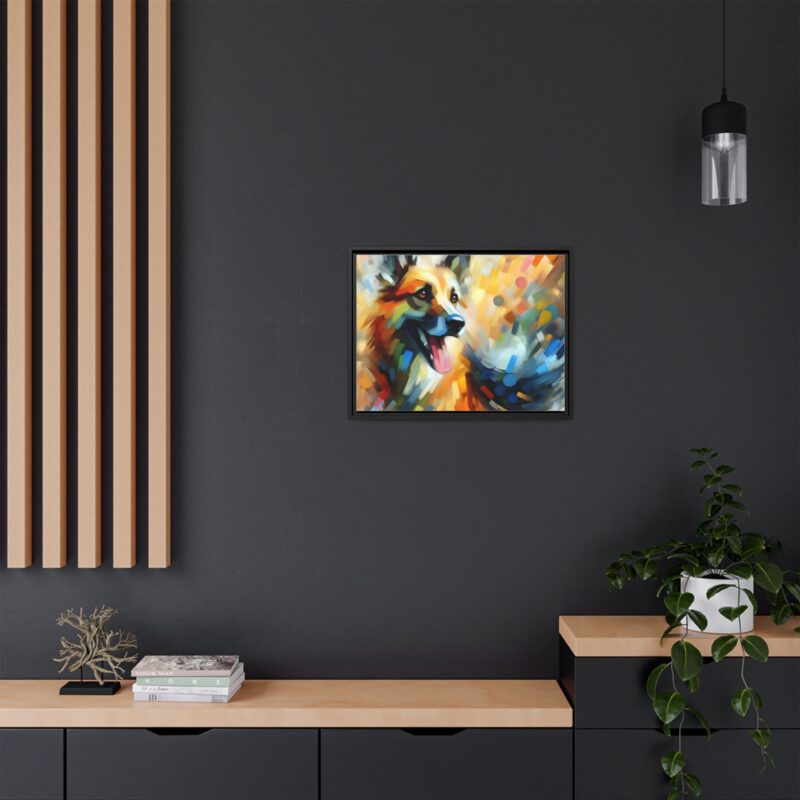 Abstract Dog Portrait Art - Unique Canvas for Pet Lovers - Image 21