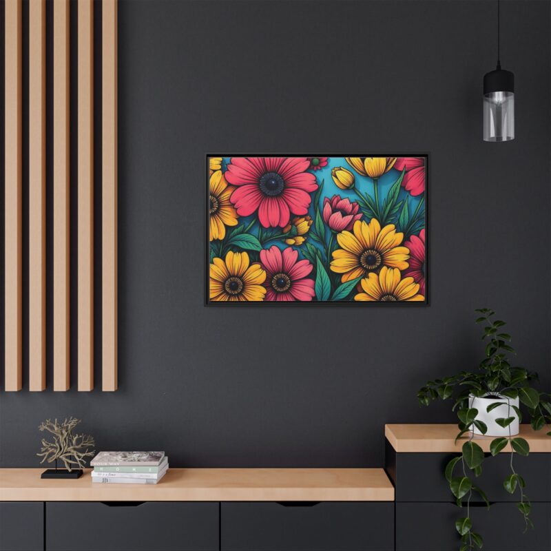 Matte Canvas, Framed Pop Garden - Image 33