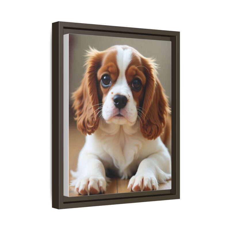 A beautifully detailed canvas print of a Cavalier King Charles Spaniel" - Image 51