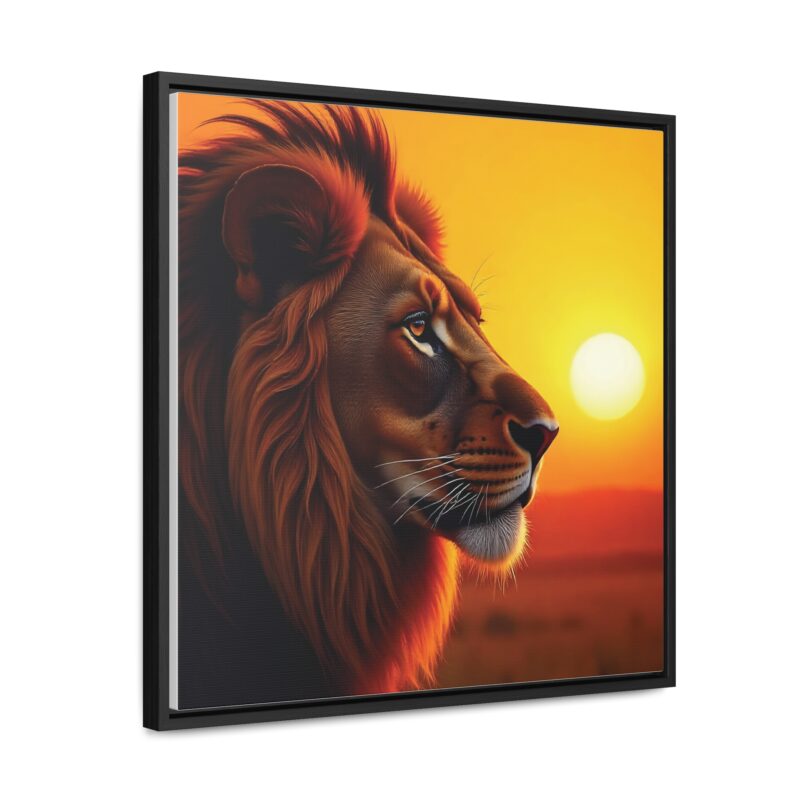 Canvas Wraps - Majestic Lion in Golden Sunset - Image 26