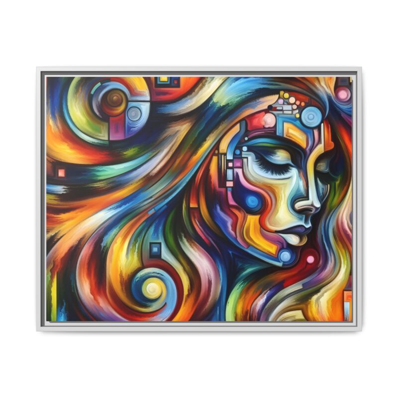 Abstract Woman Canvas Art - Elegant and Contemporary Wall Decor - Image 130