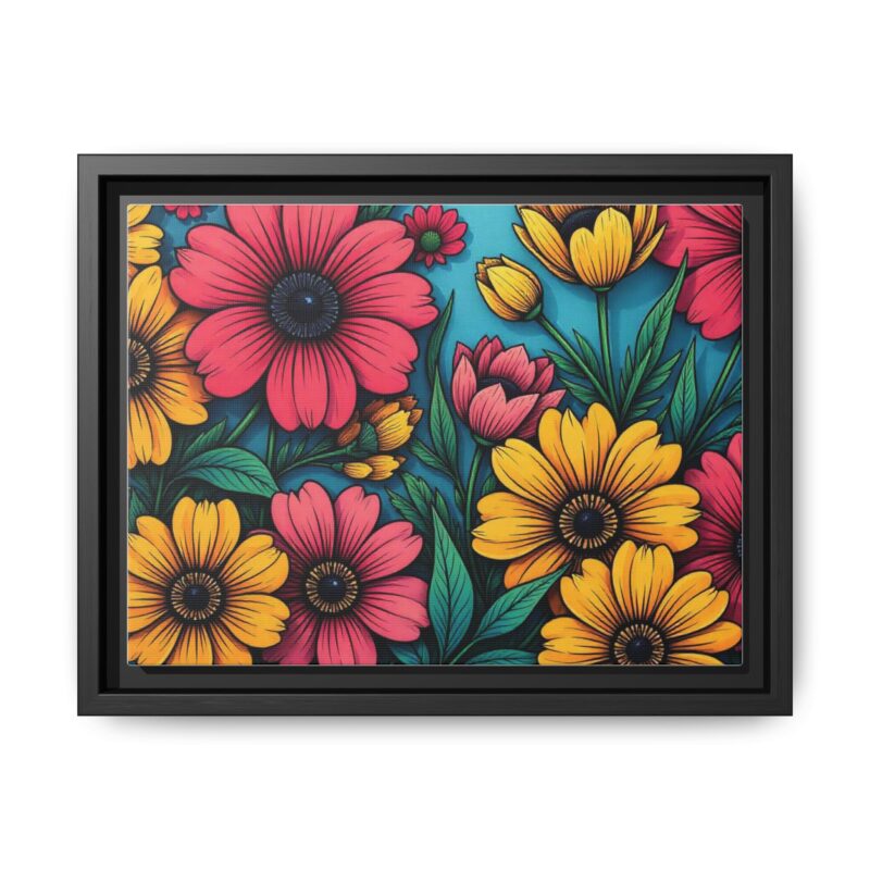 Matte Canvas, Framed Pop Garden - Image 6