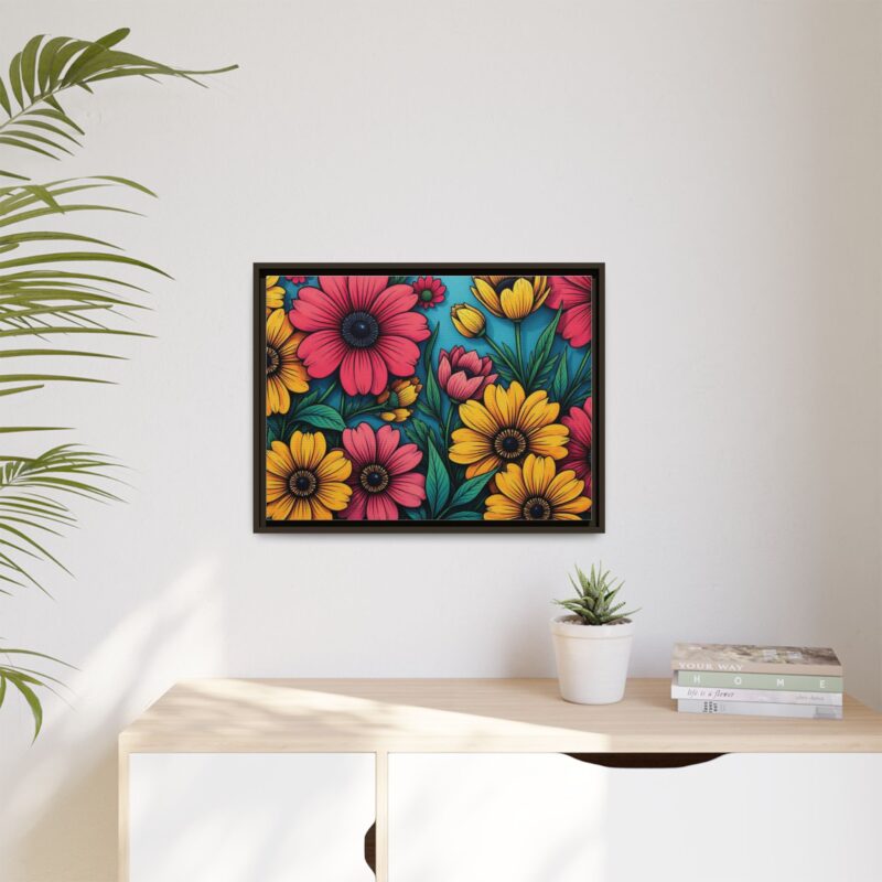 Matte Canvas, Framed Pop Garden - Image 76