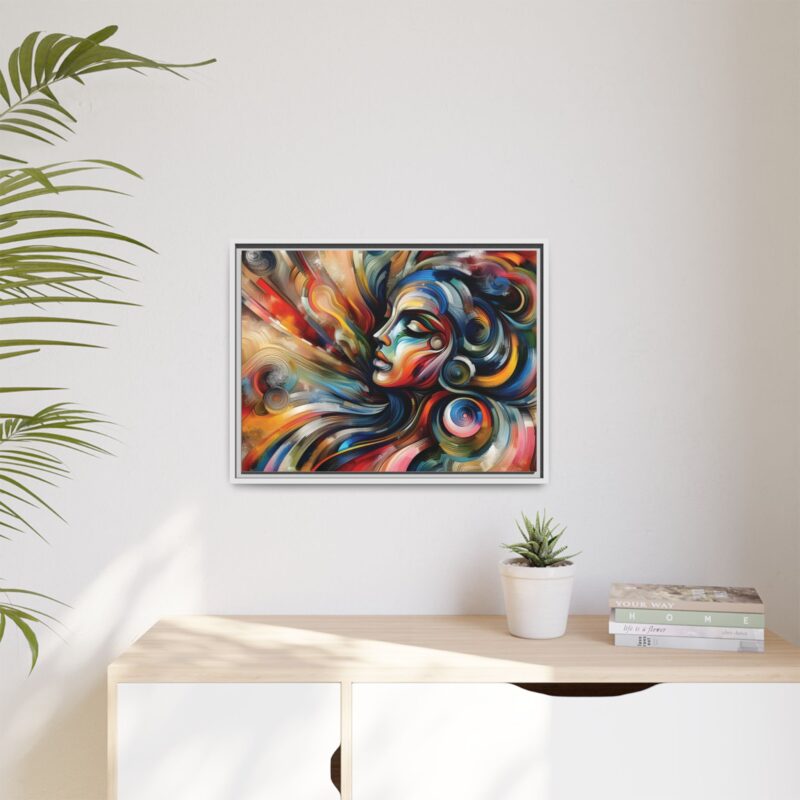Canvas Abstract Art of a Woman - Modern & Minimalist Wall Decor - Image 80