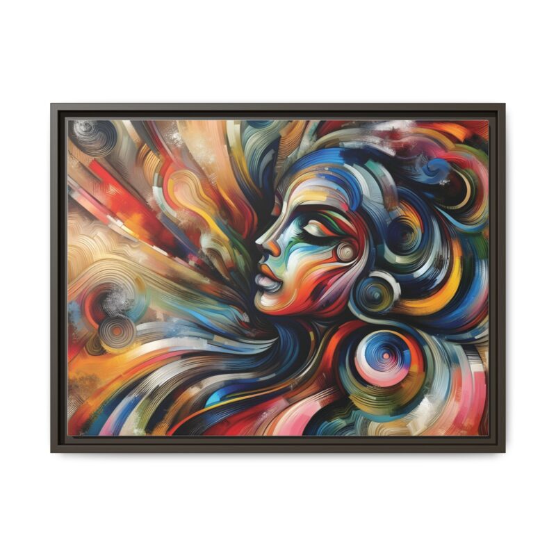 Canvas Abstract Art of a Woman - Modern & Minimalist Wall Decor - Image 74