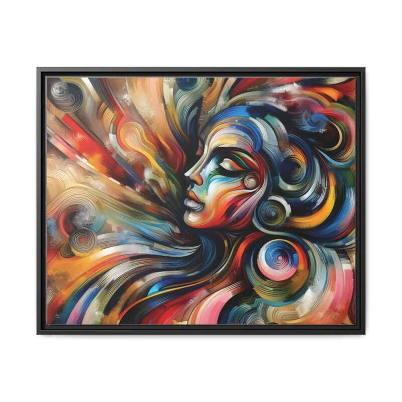 Canvas Abstract Art of a Woman - Modern & Minimalist Wall Decor - Image 122
