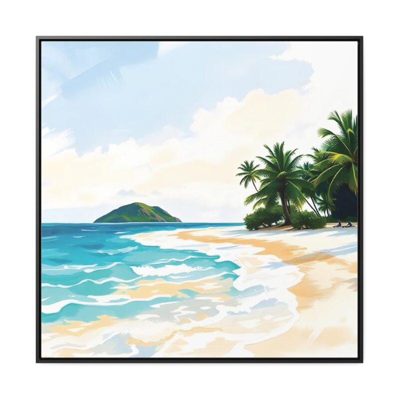 Canvas Wraps, Tropical Beach with Turquoise Waters - Image 41