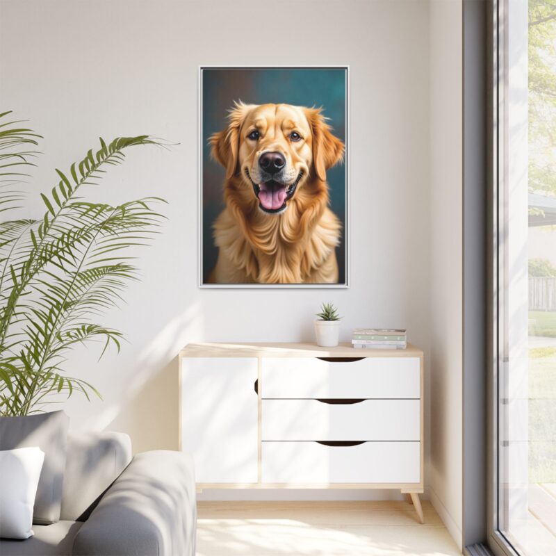 Wall Art - Golden Retriever Smile Matte Canvas - Image 117