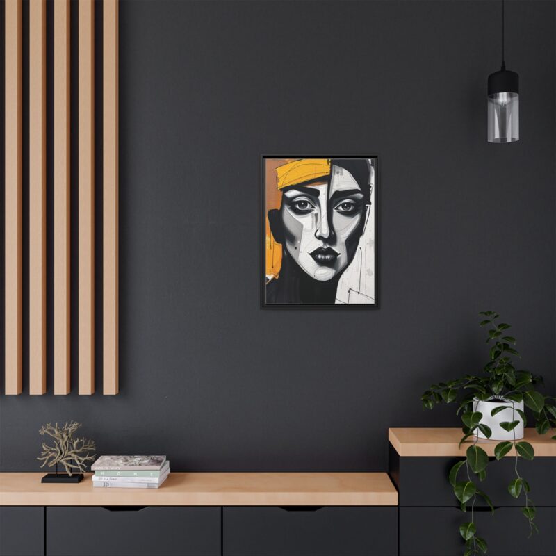 Canvas Print - Abstract Cubist Woman Portrait - Image 21
