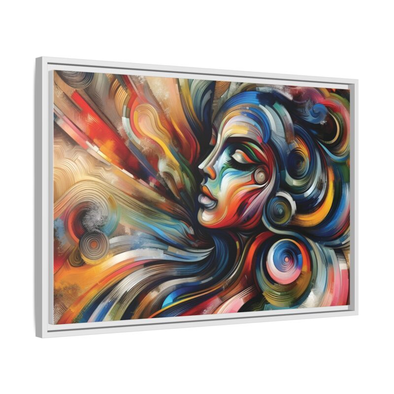 Canvas Abstract Art of a Woman - Modern & Minimalist Wall Decor - Image 87