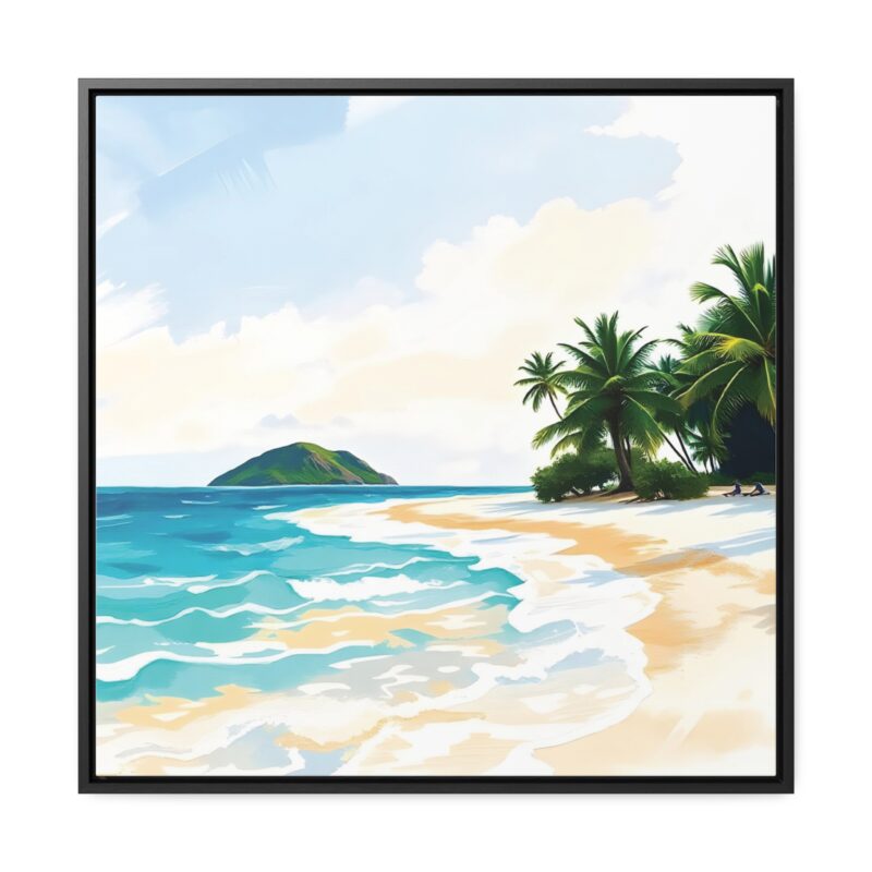 Canvas Wraps, Tropical Beach with Turquoise Waters - Image 33
