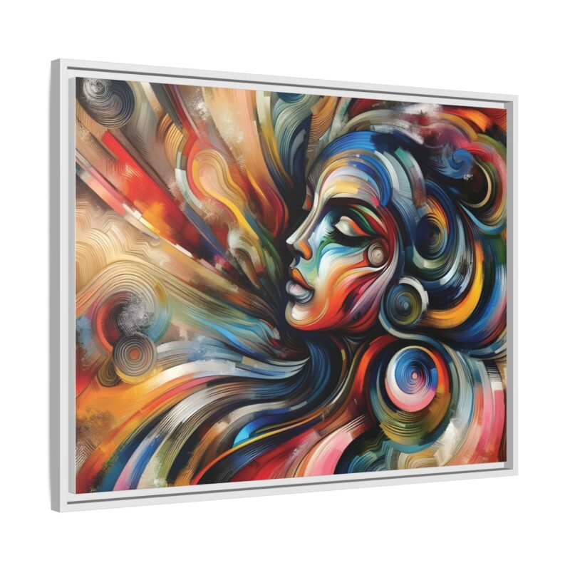Canvas Abstract Art of a Woman - Modern & Minimalist Wall Decor - Image 102