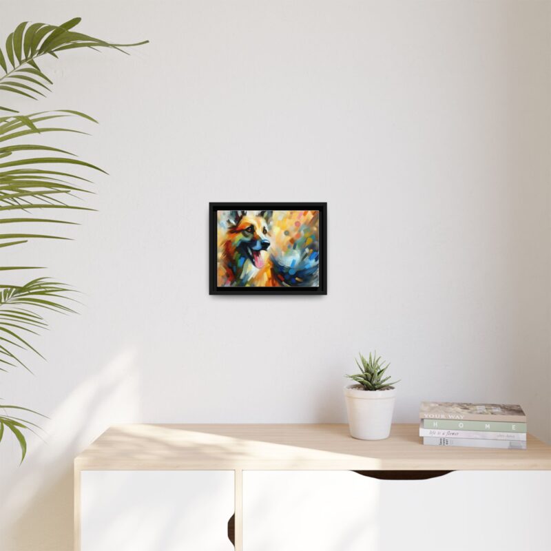 Abstract Dog Portrait Art - Unique Canvas for Pet Lovers - Image 8