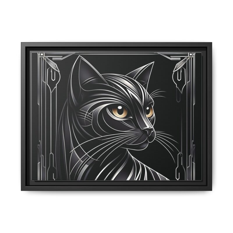 Glamorous Black Cat Art Deco Prints - Stylish and Dark Home Decor - Image 14