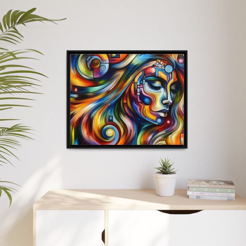 Abstract Woman Canvas Art - Elegant and Contemporary Wall Decor - Image 124