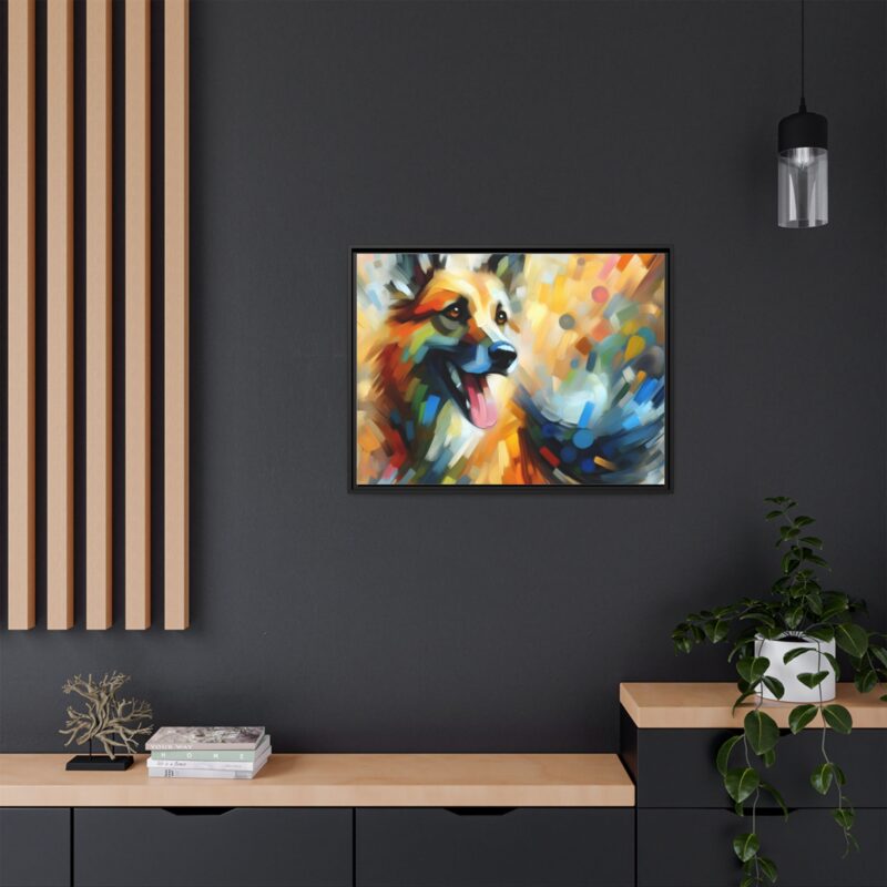 Abstract Dog Portrait Art - Unique Canvas for Pet Lovers - Image 29