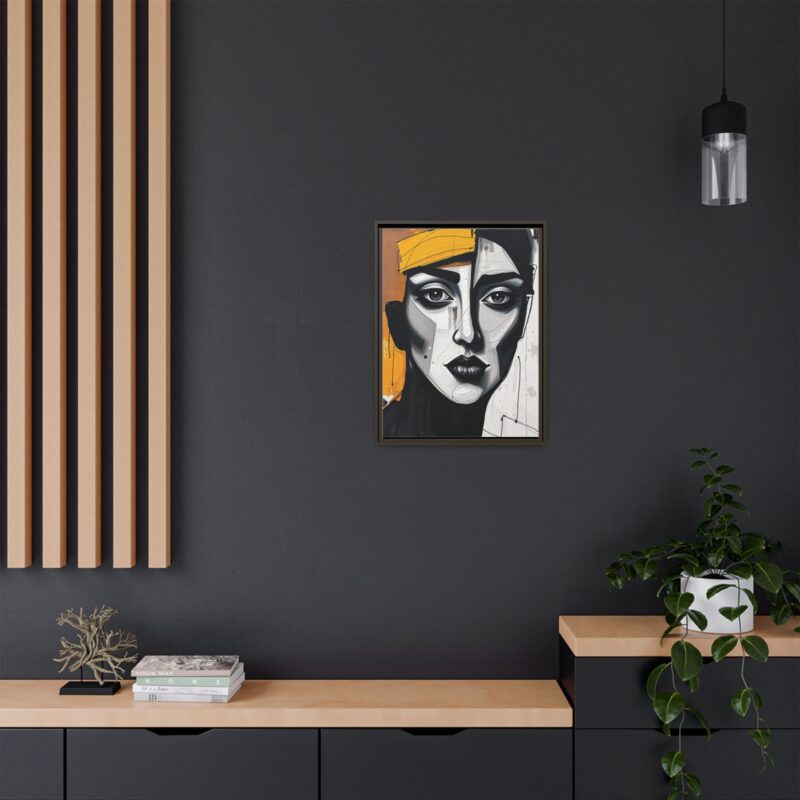 Canvas Print - Abstract Cubist Woman Portrait - Image 61