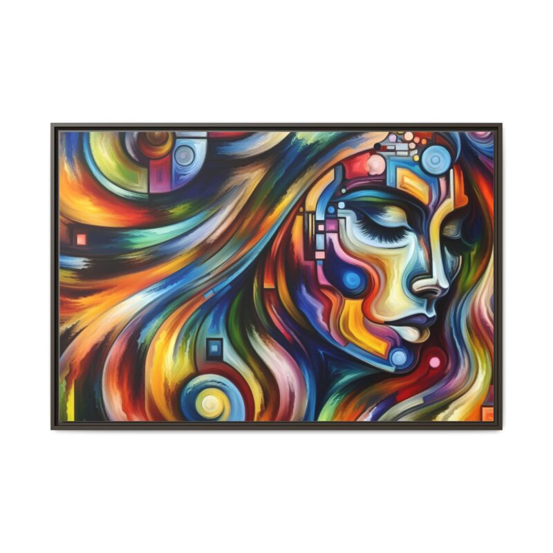 Abstract Woman Canvas Art - Elegant and Contemporary Wall Decor - Image 114