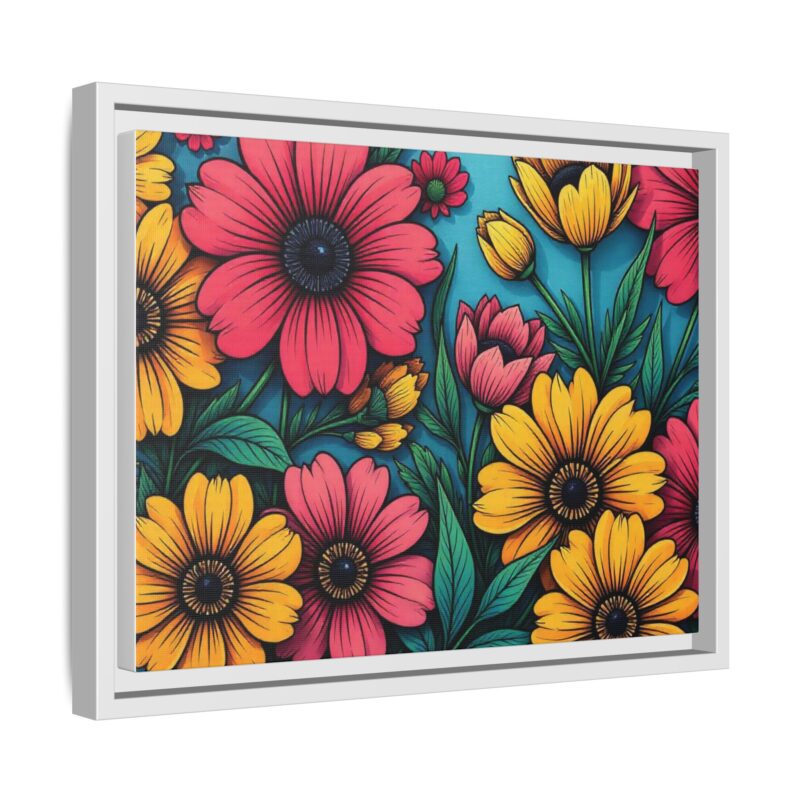 Matte Canvas, Framed Pop Garden - Image 63