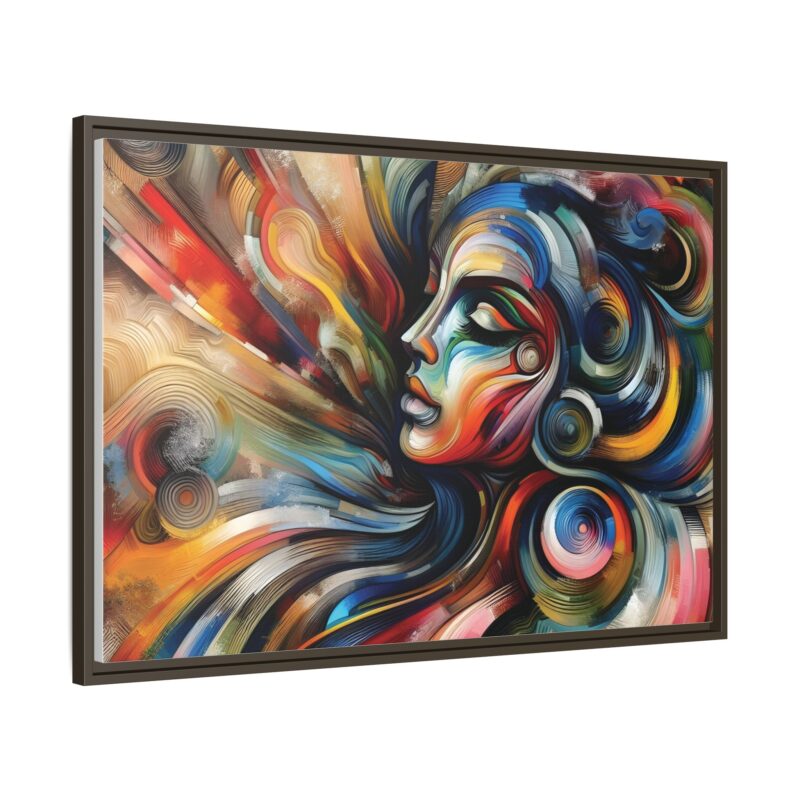 Canvas Abstract Art of a Woman - Modern & Minimalist Wall Decor - Image 98