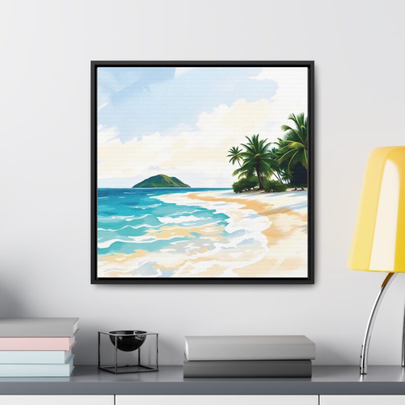 Canvas Wraps, Tropical Beach with Turquoise Waters - Image 28