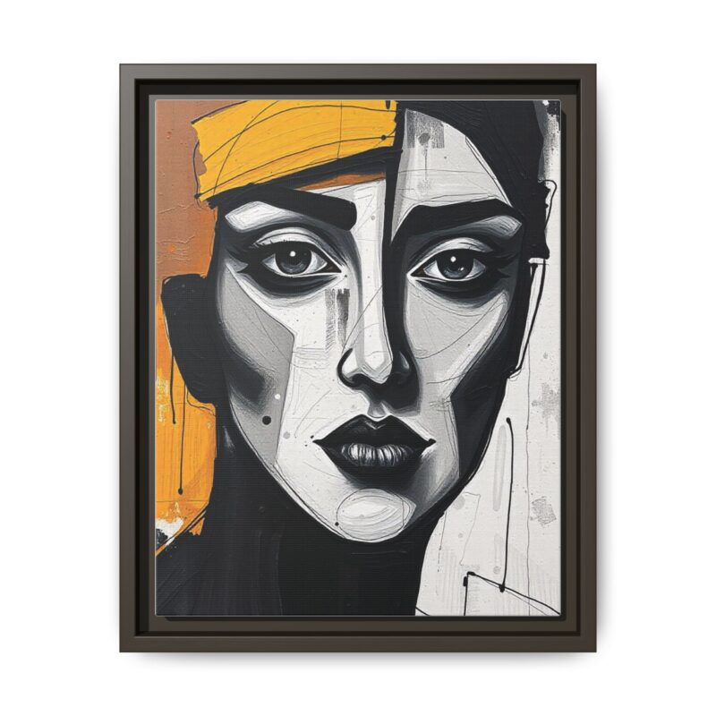Canvas Print - Abstract Cubist Woman Portrait - Image 38