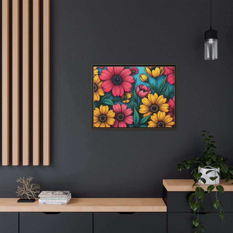 Matte Canvas, Framed Pop Garden - Image 89