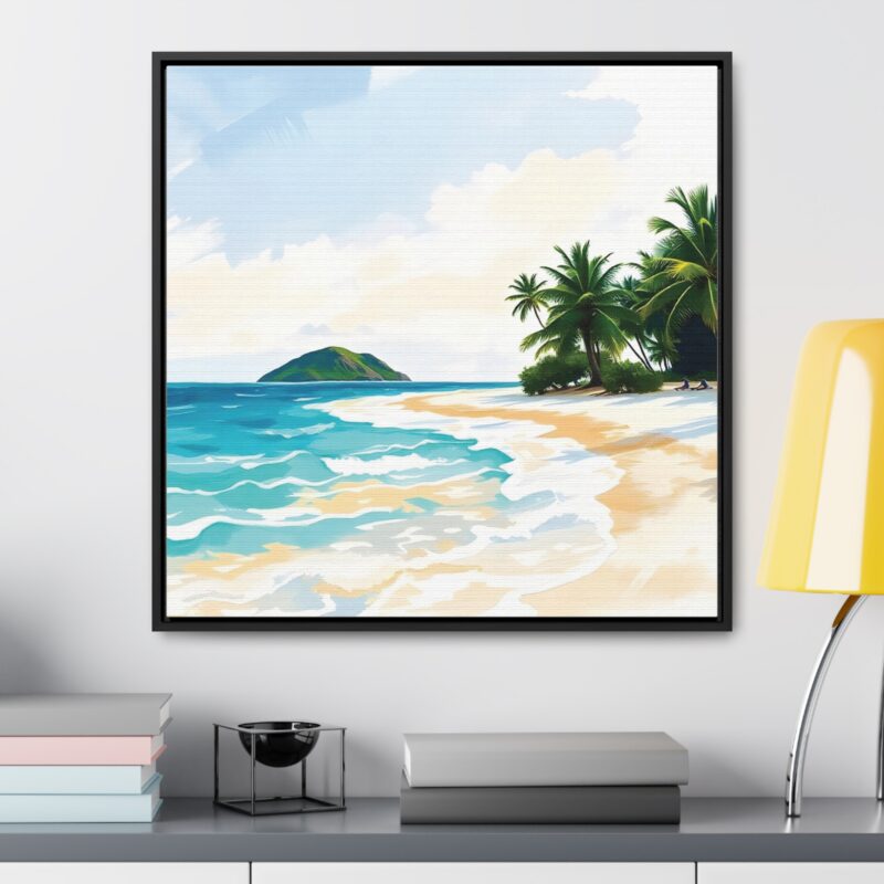 Canvas Wraps, Tropical Beach with Turquoise Waters - Image 36