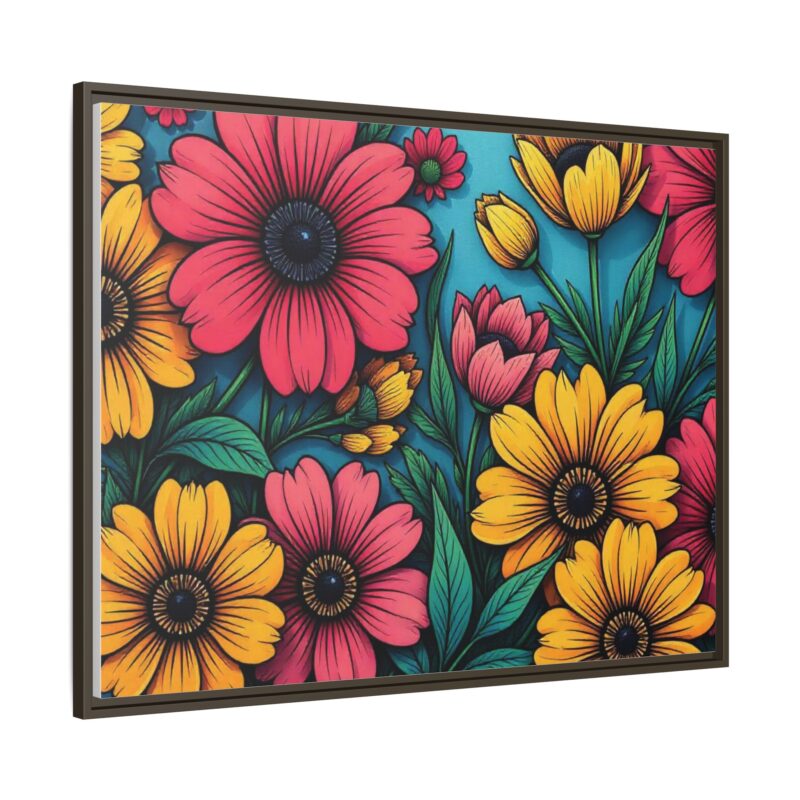 Matte Canvas, Framed Pop Garden - Image 107