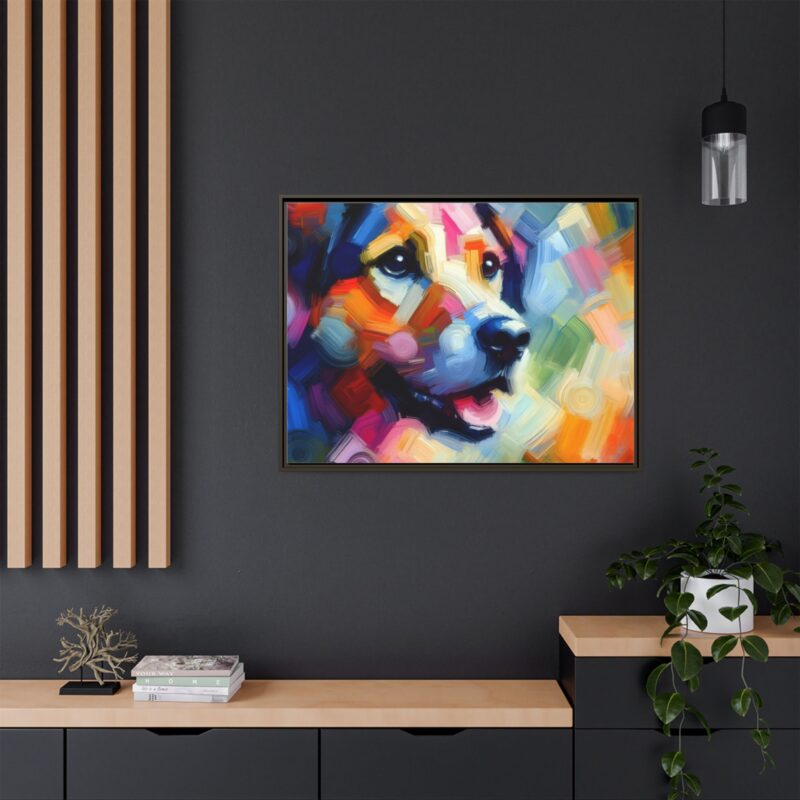 Contemporary Abstract Dog Painting - Vibrant Wall Art Deco - Image 41