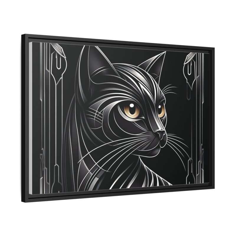 Glamorous Black Cat Art Deco Prints - Stylish and Dark Home Decor - Image 27