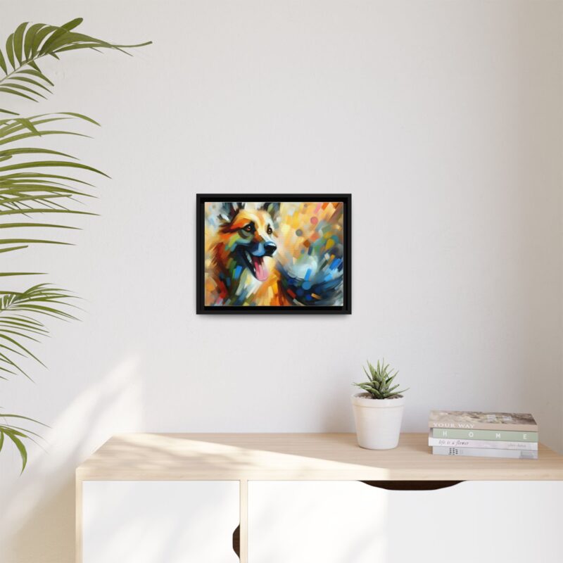 Abstract Dog Portrait Art - Unique Canvas for Pet Lovers - Image 16