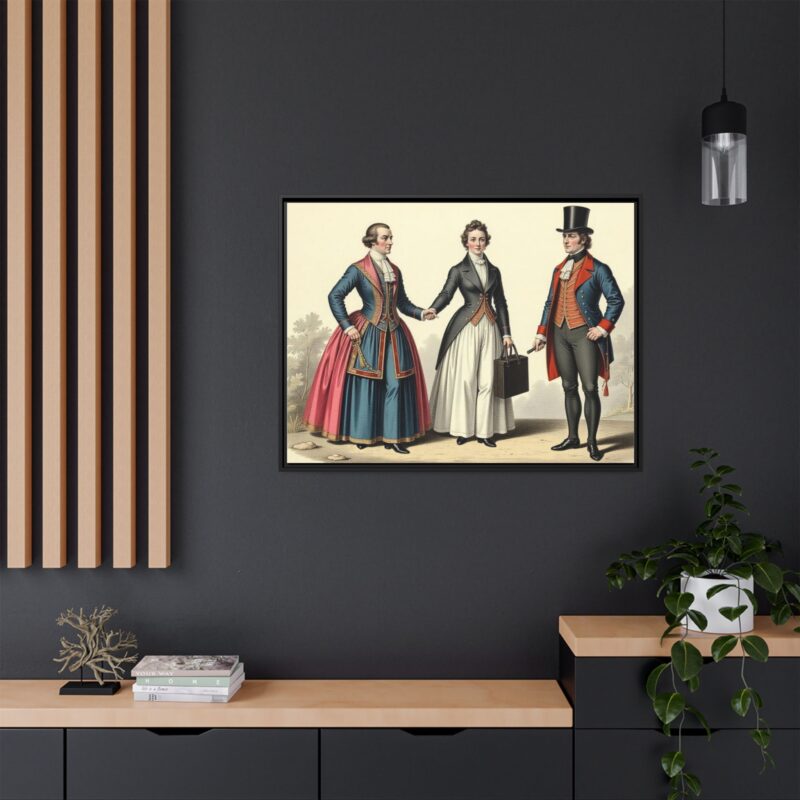 Canvas Art: 1820s England Matte Canvas Print