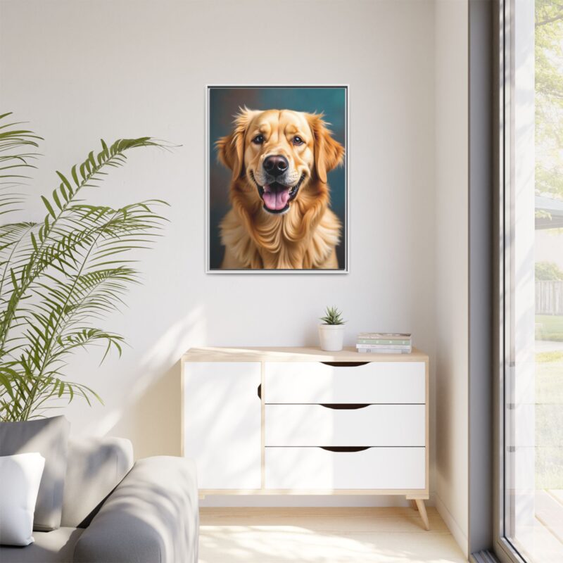 Wall Art - Golden Retriever Smile Matte Canvas - Image 109