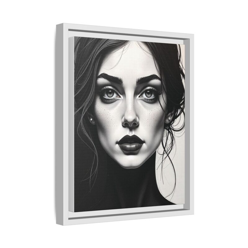 Canvas Wall Art - Abstract Woman's Face Portrait - Image 42