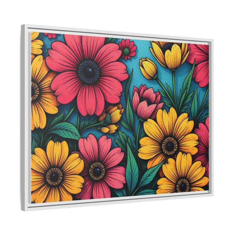 Matte Canvas, Framed Pop Garden - Image 102