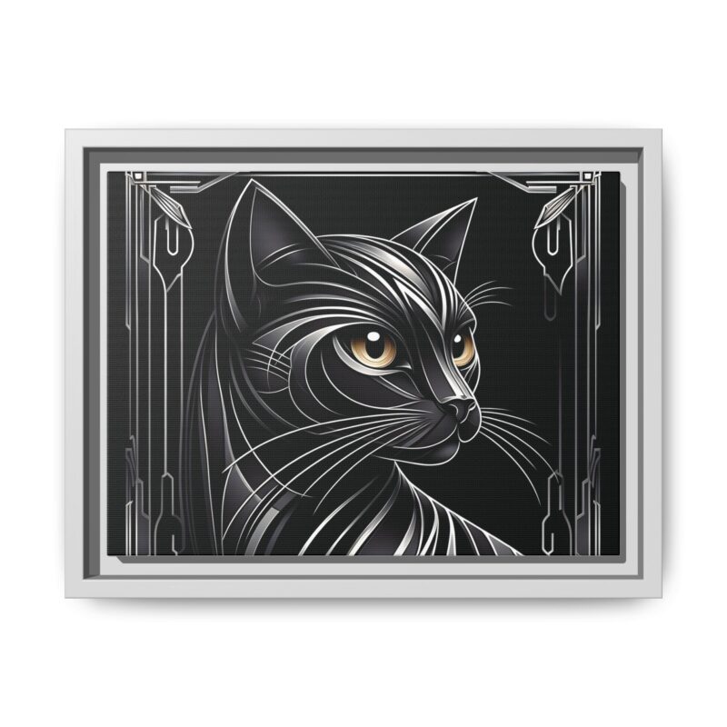 Glamorous Black Cat Art Deco Prints - Stylish and Dark Home Decor - Image 42
