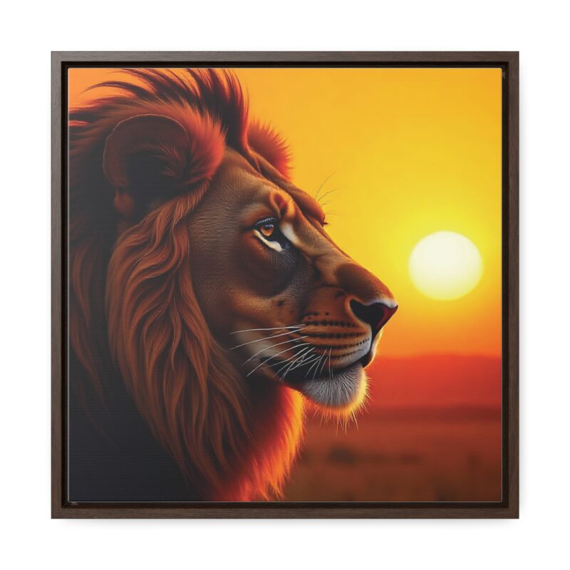 Canvas Wraps - Majestic Lion in Golden Sunset - Image 21