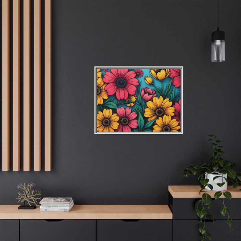Matte Canvas, Framed Pop Garden - Image 92