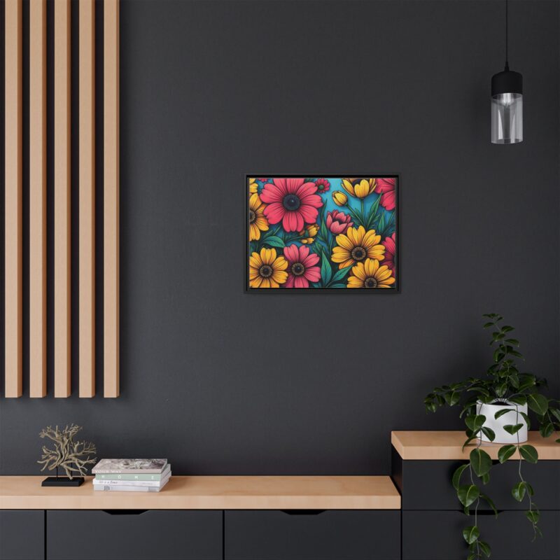 Matte Canvas, Framed Pop Garden - Image 21