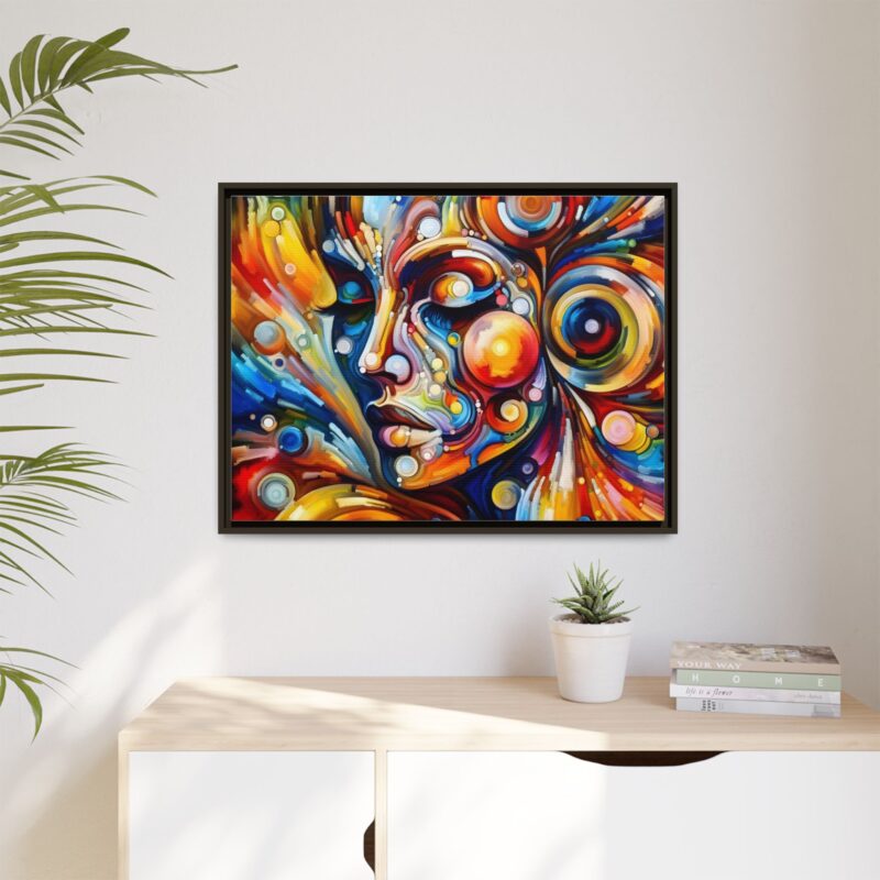 Abstract Woman Portrait on Canvas - Artistic and Stylish Wall Art - Image 91