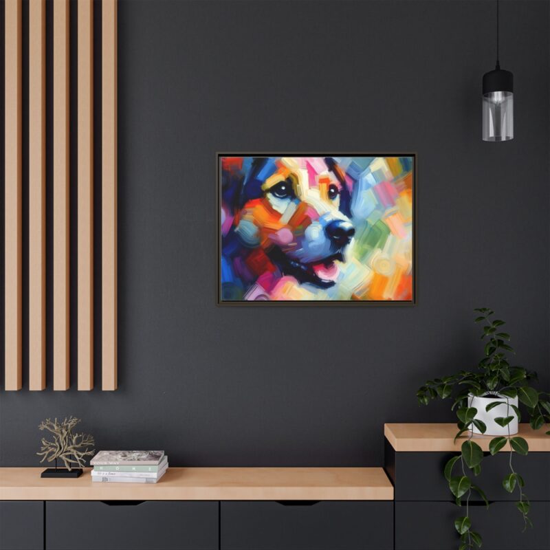 Contemporary Abstract Dog Painting - Vibrant Wall Art Deco - Image 33