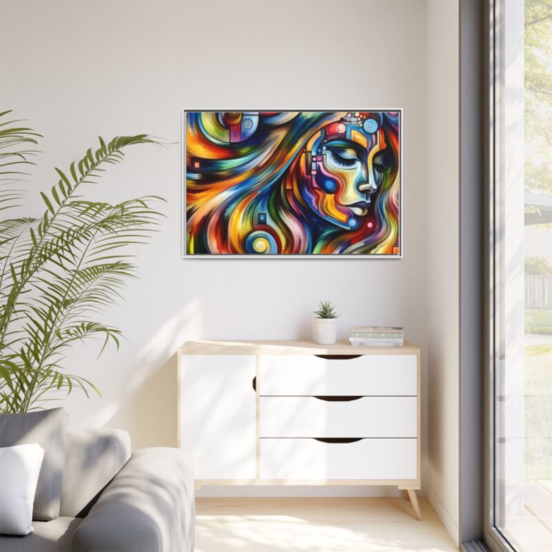 Abstract Woman Canvas Art - Elegant and Contemporary Wall Decor - Image 120