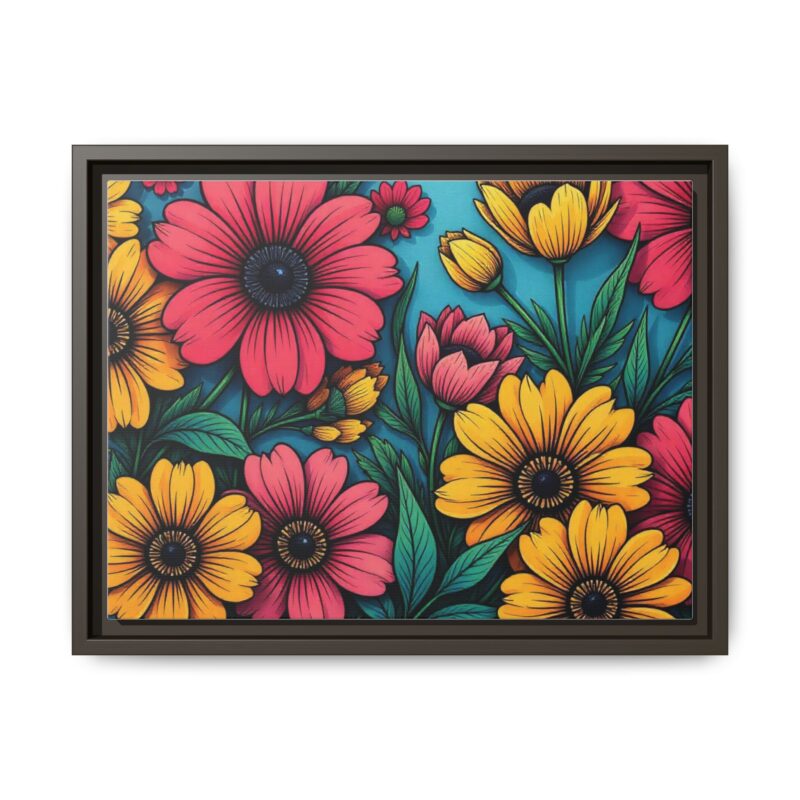 Matte Canvas, Framed Pop Garden - Image 58