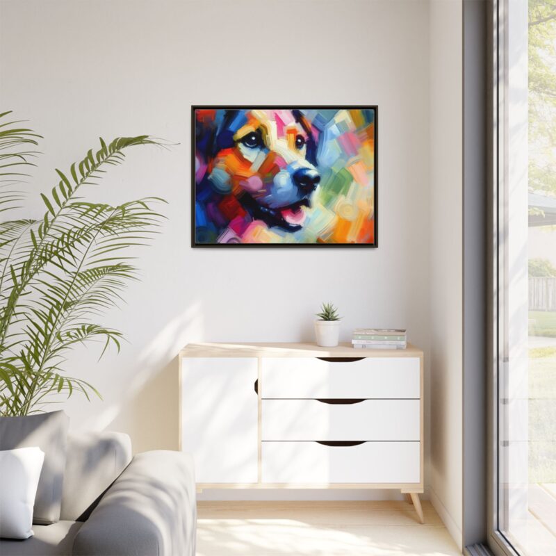 Contemporary Abstract Dog Painting - Vibrant Wall Art Deco - Image 44