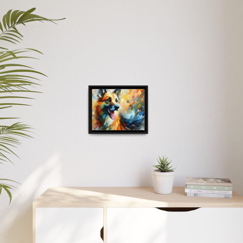 Abstract Dog Portrait Art - Unique Canvas for Pet Lovers - Image 12