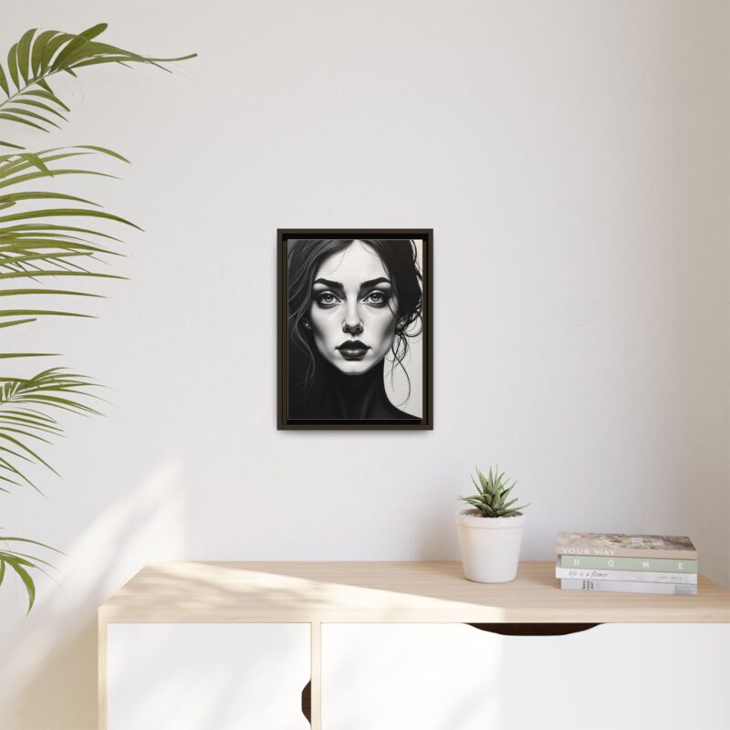 Canvas Wall Art - Abstract Woman's Face Portrait - Image 47